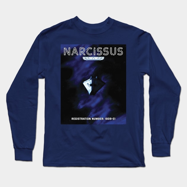 "Narcissus" Alien / Aliens USCSS Nostromo lifeboat / shuttlecraft Long Sleeve T-Shirt by SPACE ART & NATURE SHIRTS 